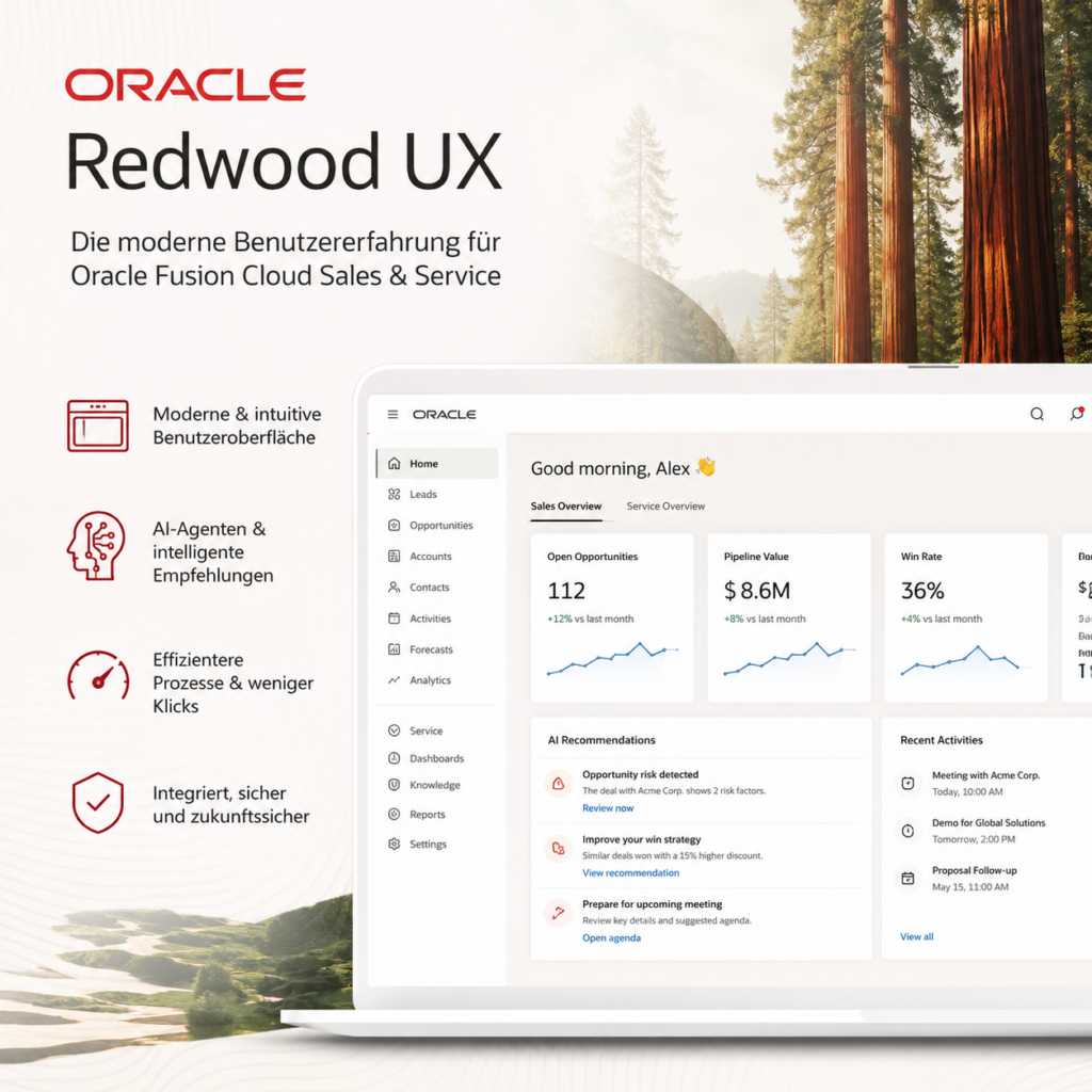 Oracle Redwood UI